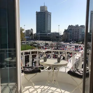 Apartment Great View Of Taksim Square, Luxury Furnished On Main Street Of Taksim, Partial Sea View, Istanbul